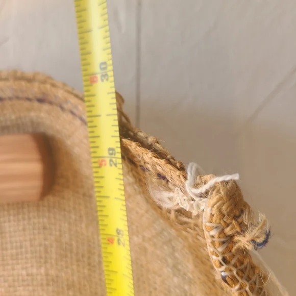 Agri-Empire Red Rose Brand Vintage Jute Advertising Feed Sack Potatoes - Picture 6 of 7